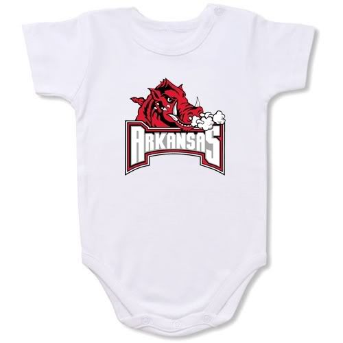 Arkansas Razorbacks Baby Bodysuit Creeper #01